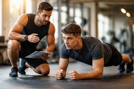 entraineur-fitness-gainage-dos-droit