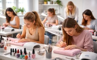 etudiants-modele-ongles-vernis-multicolores