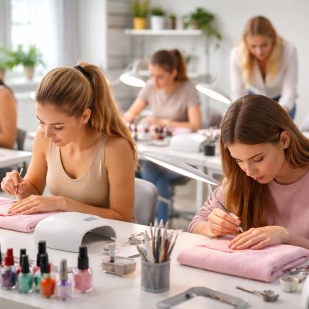 etudiants-modele-ongles-vernis-multicolores