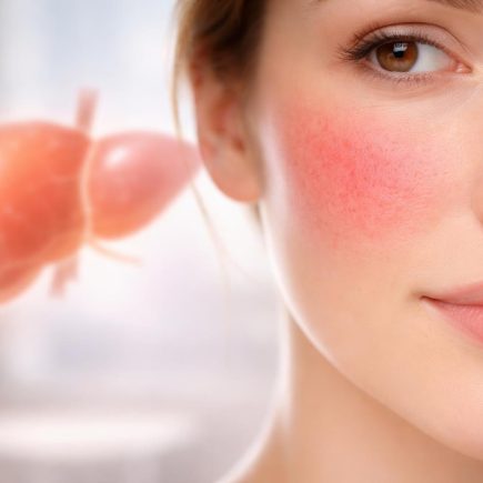 visage-feminin-rougeur-foie-flou