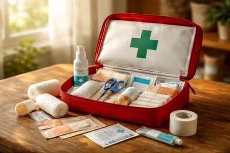 trousse-secours-bandes-desinfectants-pansements