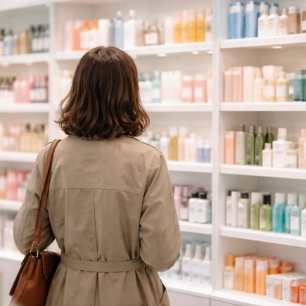 personne-dos-presentoir-pharmacie-produits-beaute
