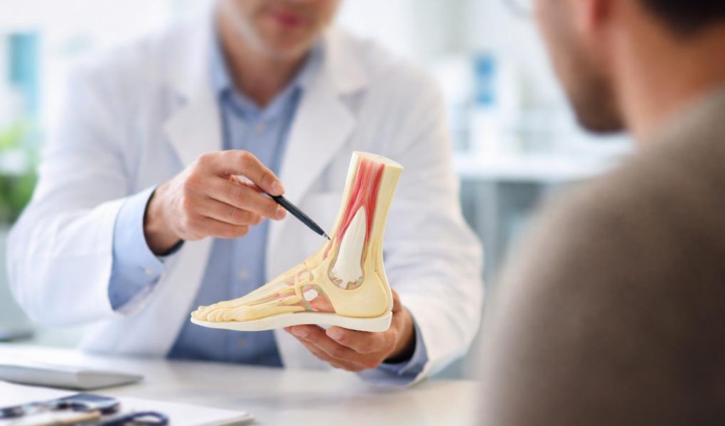 medecin-modele-anatomique-pied-patient