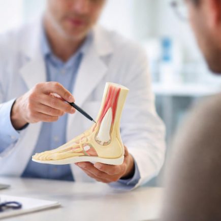 medecin-modele-anatomique-pied-patient